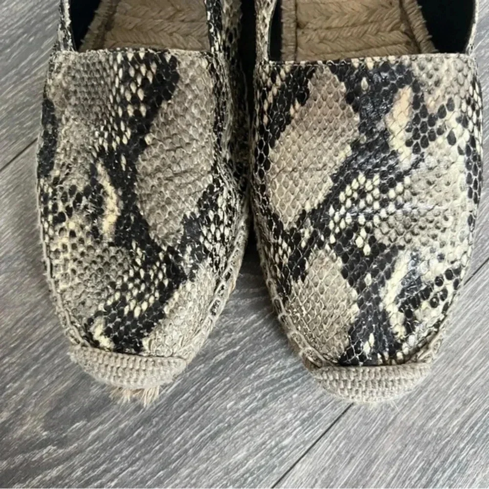 Diane Von Furstenberg Cairo Snakeskin Espadrille